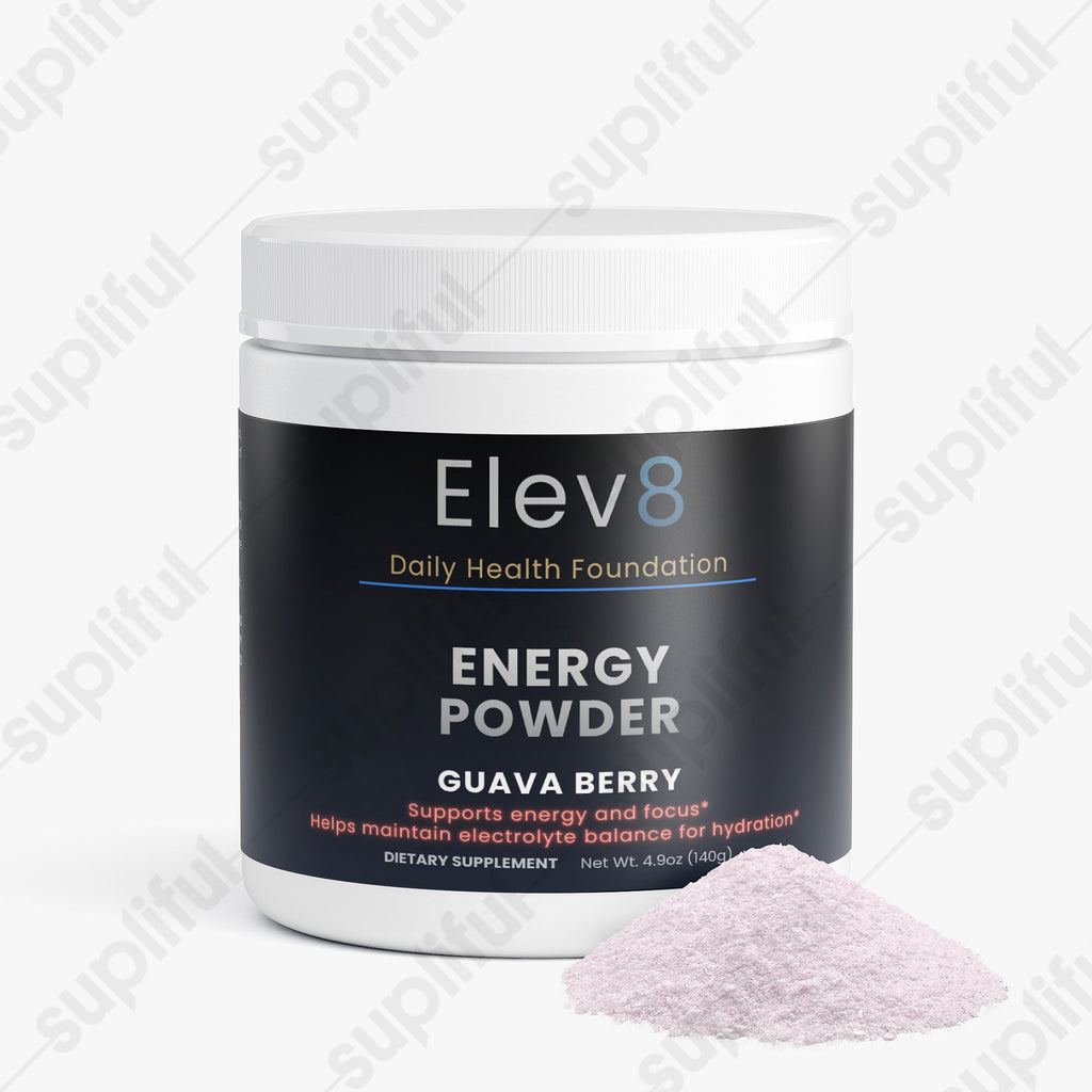Energy Powder – Guava Berry | Energy, Focus & Hydration Support