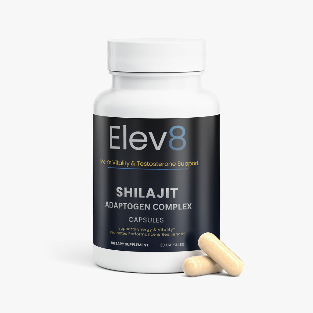Advanced Shilajit Adaptogen Complex | Energy, Focus & Men’s Vitality Support | Elev8 Health