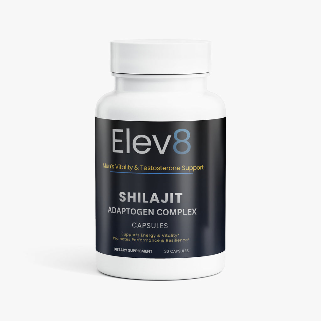 Advanced Shilajit Adaptogen Complex | Energy, Focus & Men’s Vitality Support | Elev8 Health