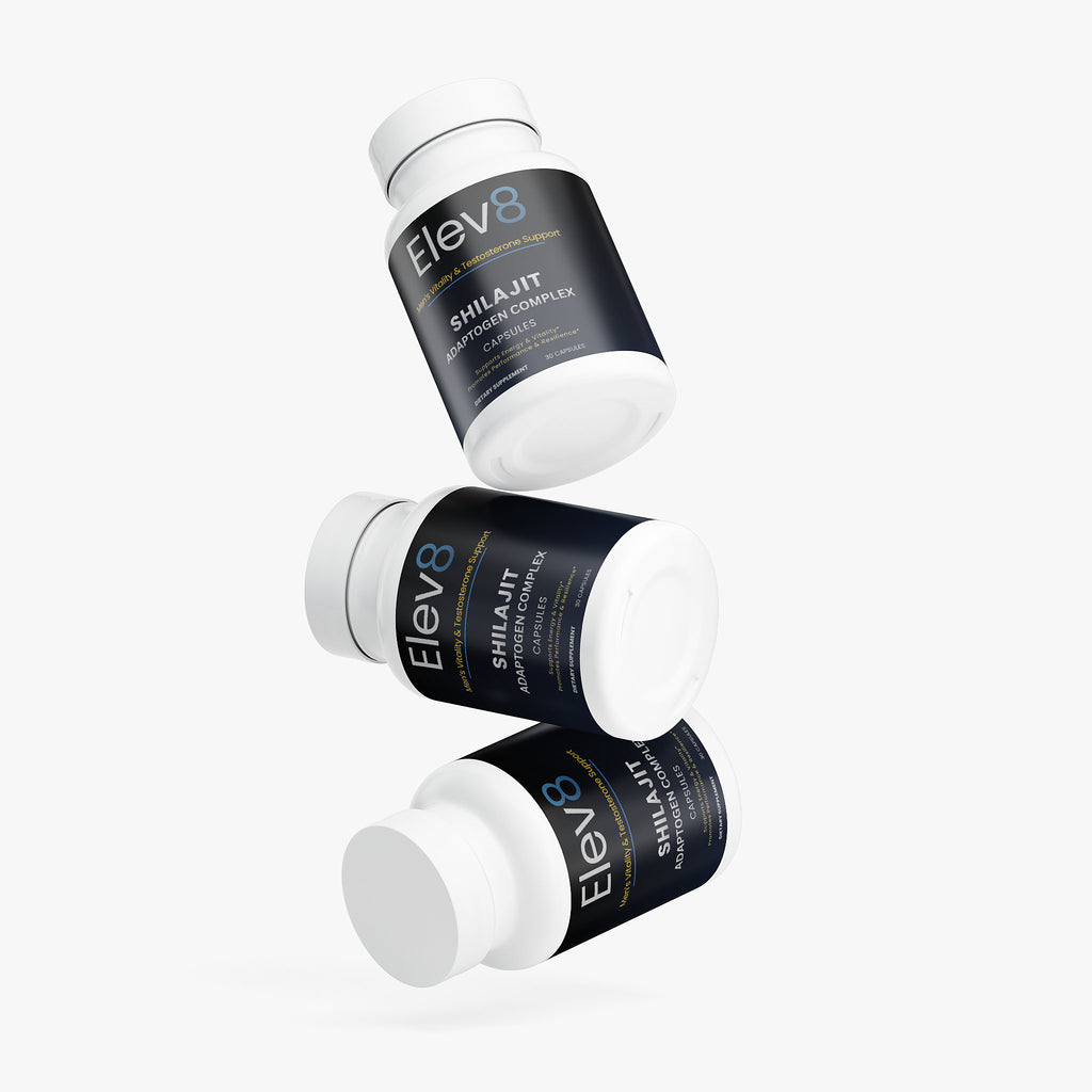 Advanced Shilajit Adaptogen Complex | Energy, Focus & Men’s Vitality Support | Elev8 Health