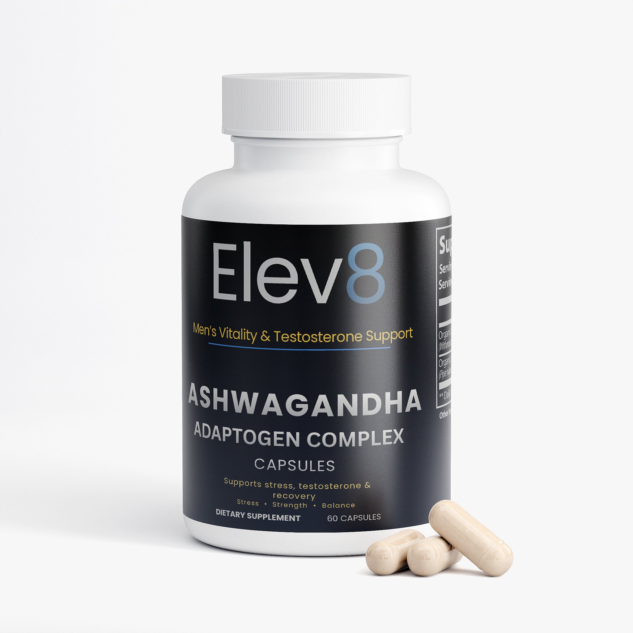 Ashwagandha – Stress, Testosterone & Recovery Support | Elev8