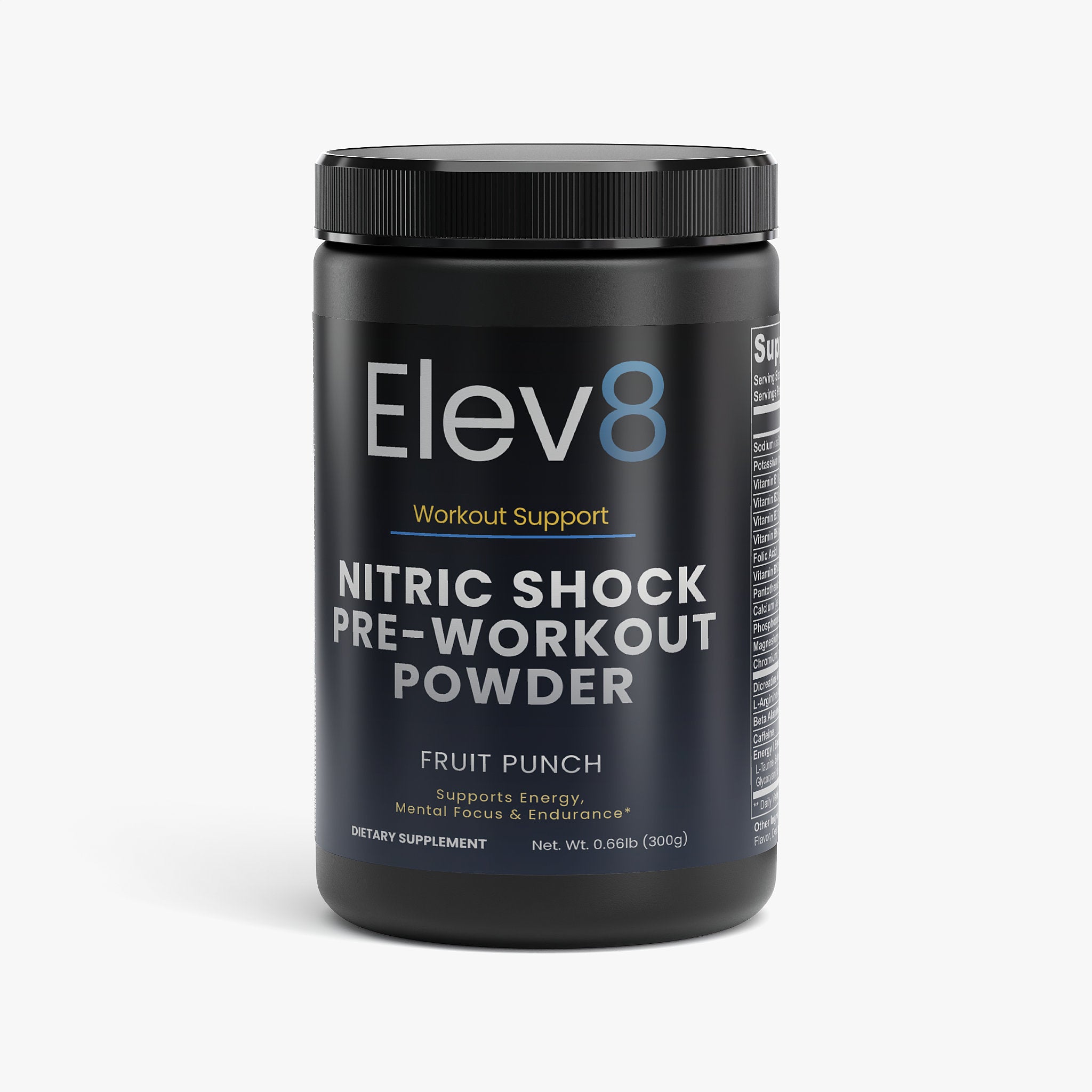 Elev8 Nitric Shock Pre-Workout | Energy, Focus & Performance Support