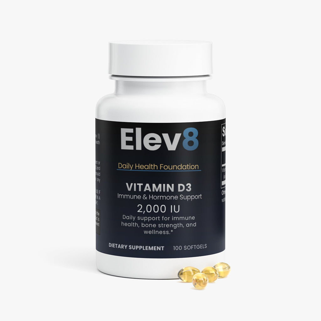 Vitamin D3 | Immune & Hormone Support | 2,000 IU