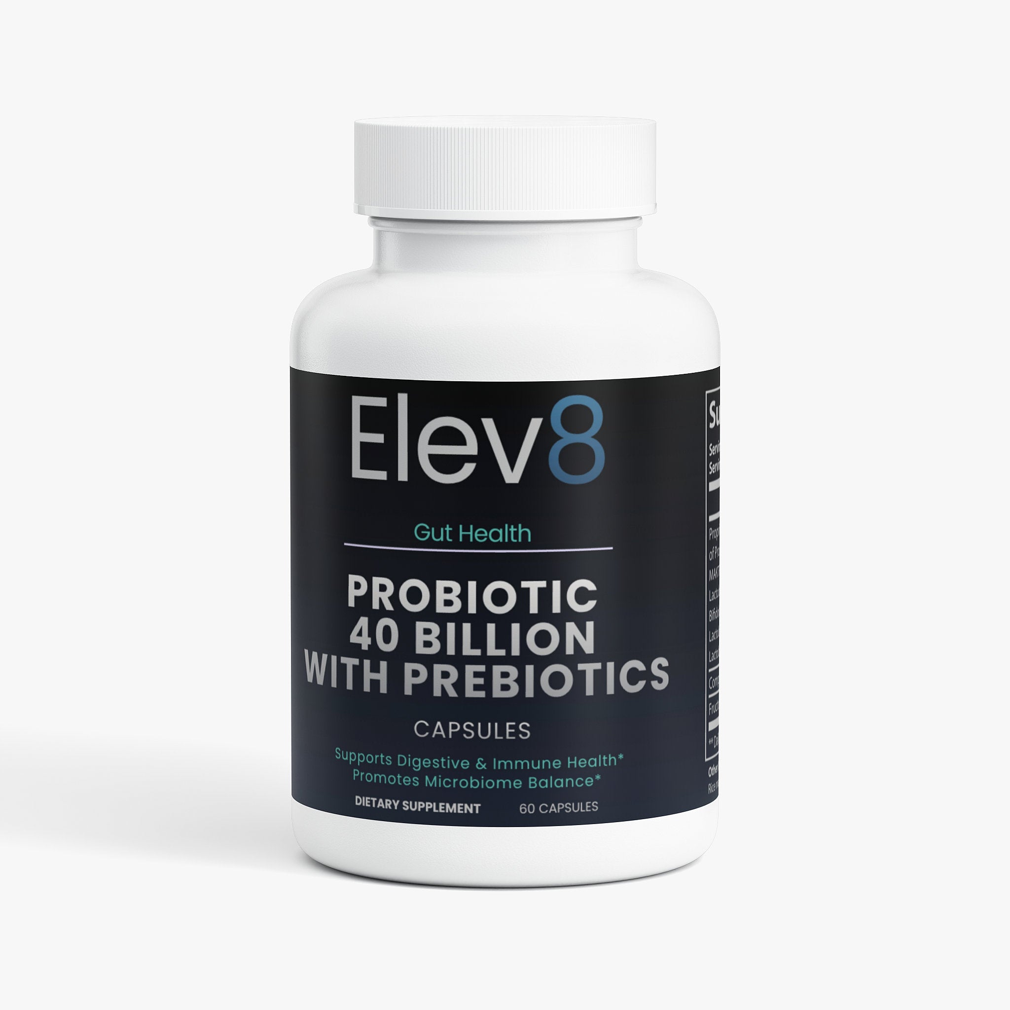 Advanced Probiotic 40 Billion CFU with Prebiotics | Gut Health & Microbiome Support