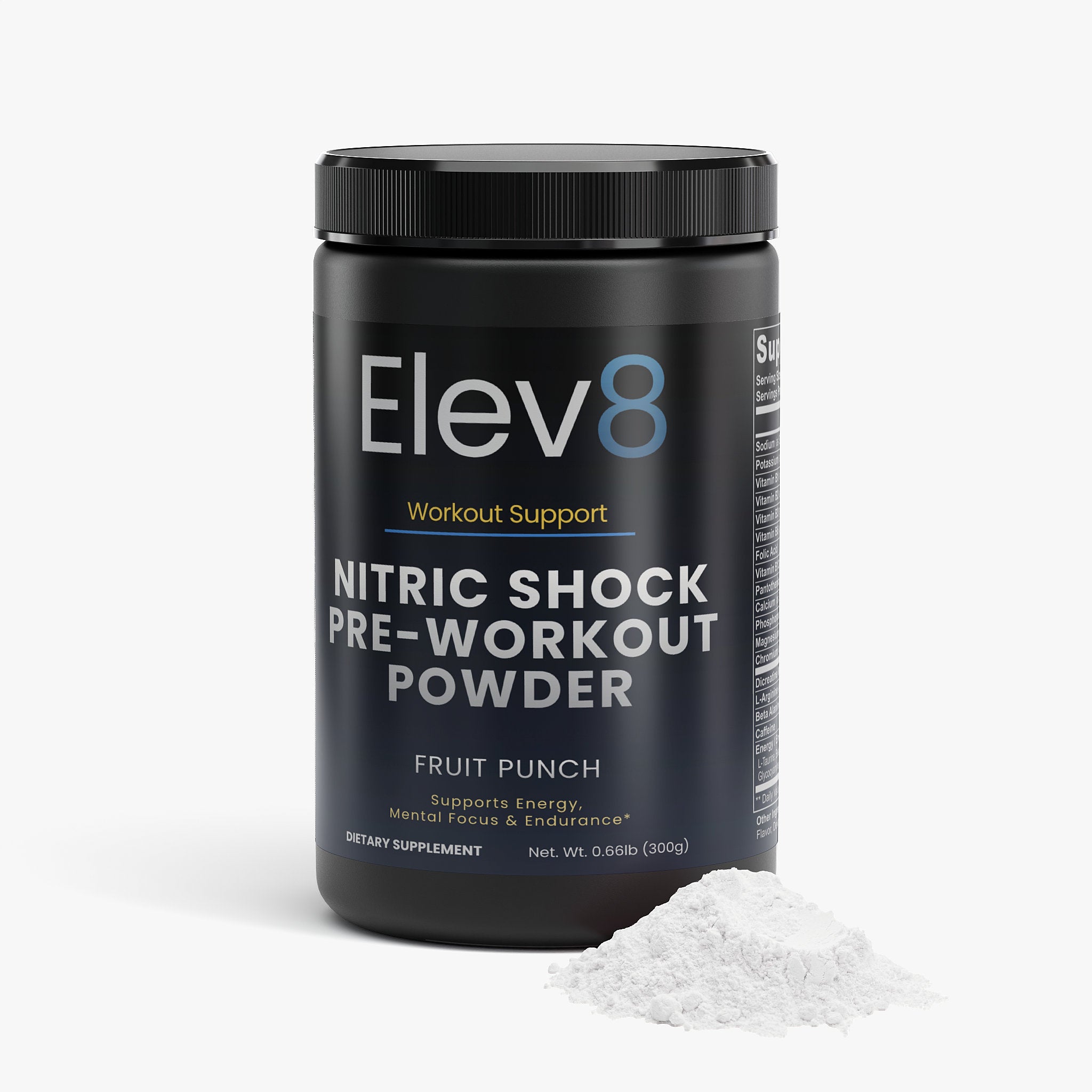 Elev8 Nitric Shock Pre-Workout | Energy, Focus & Performance Support