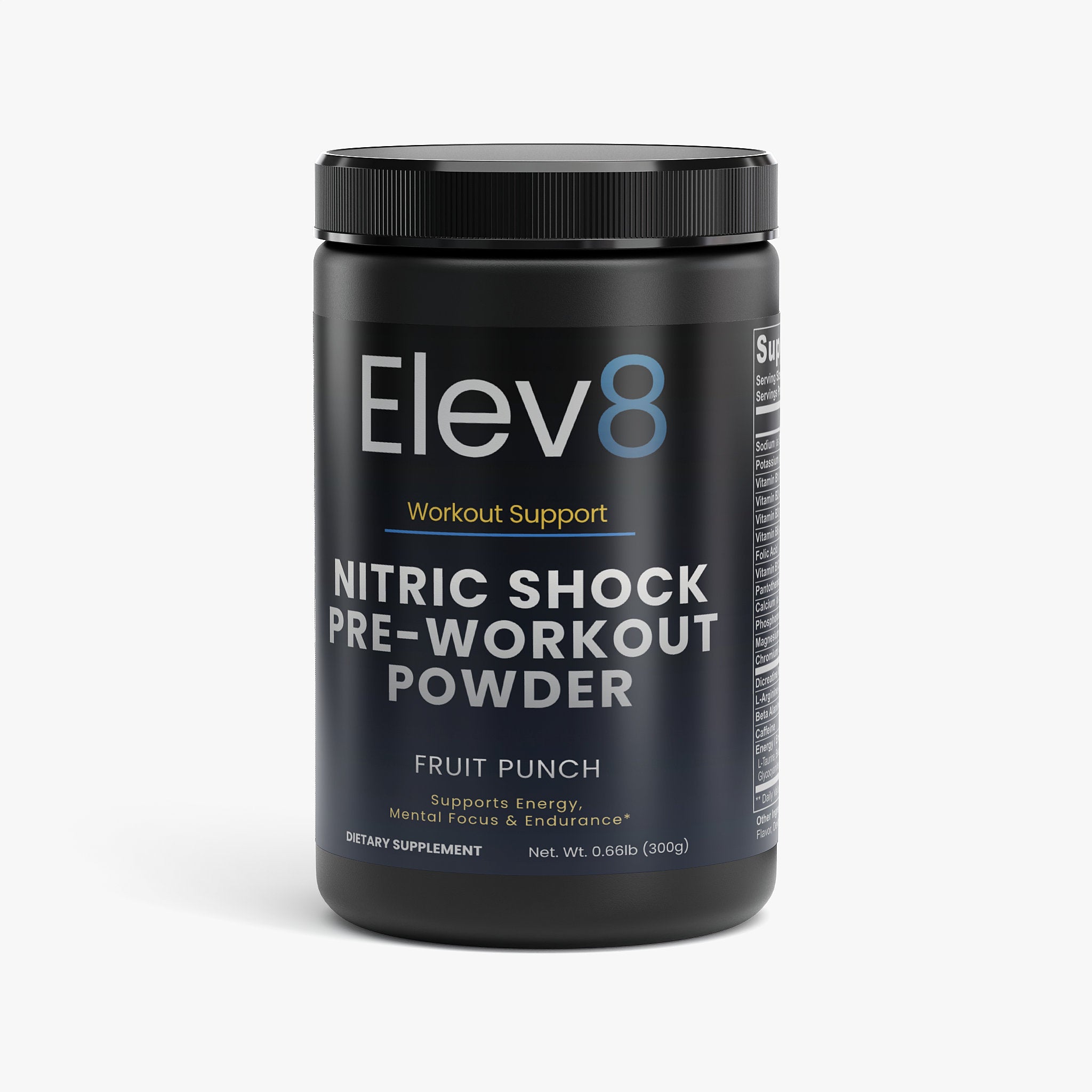 Elev8 Nitric Shock Pre-Workout | Energy, Focus & Performance Support