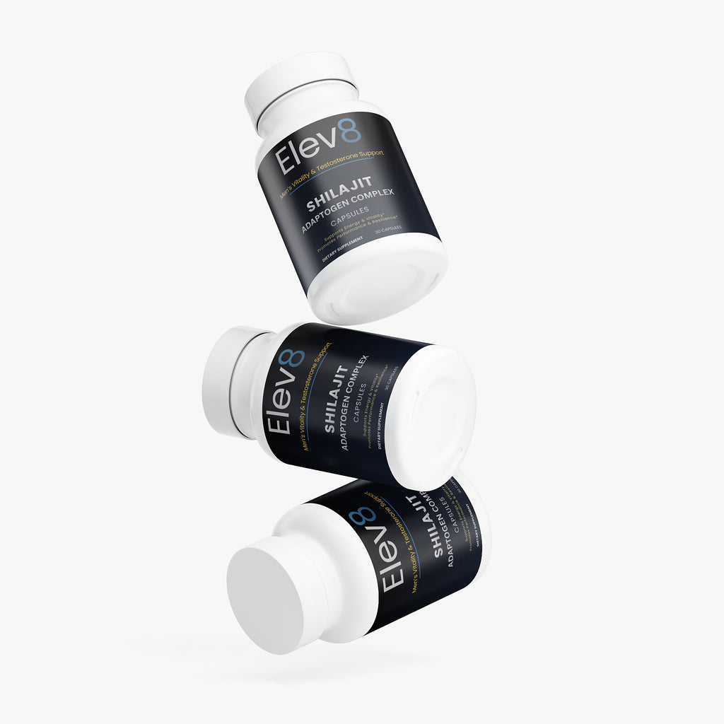 Advanced Shilajit Adaptogen Complex | Energy, Focus & Men’s Vitality Support | Elev8 Health