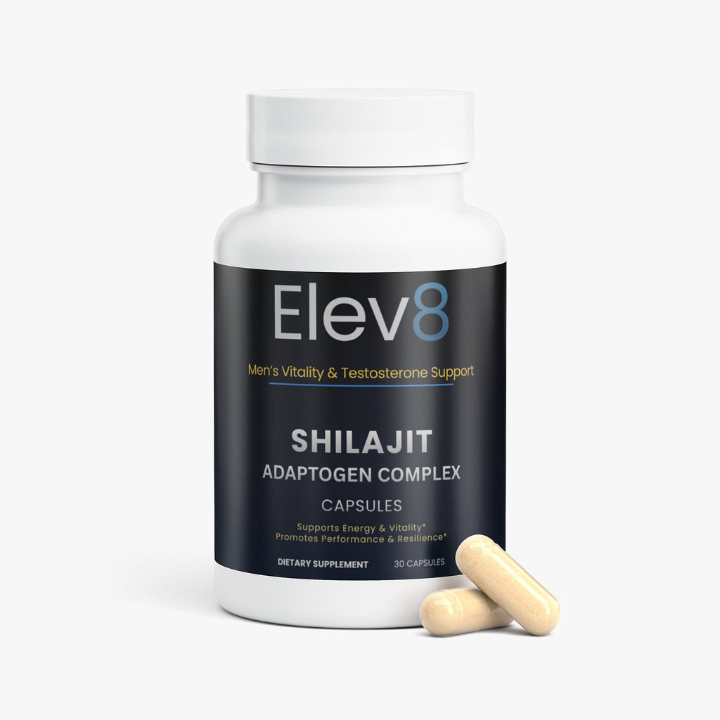Advanced Shilajit Adaptogen Complex | Energy, Focus & Men’s Vitality Support | Elev8 Health