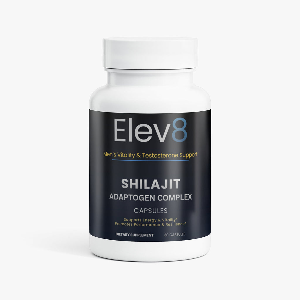 Advanced Shilajit Adaptogen Complex | Energy, Focus & Men’s Vitality Support | Elev8 Health