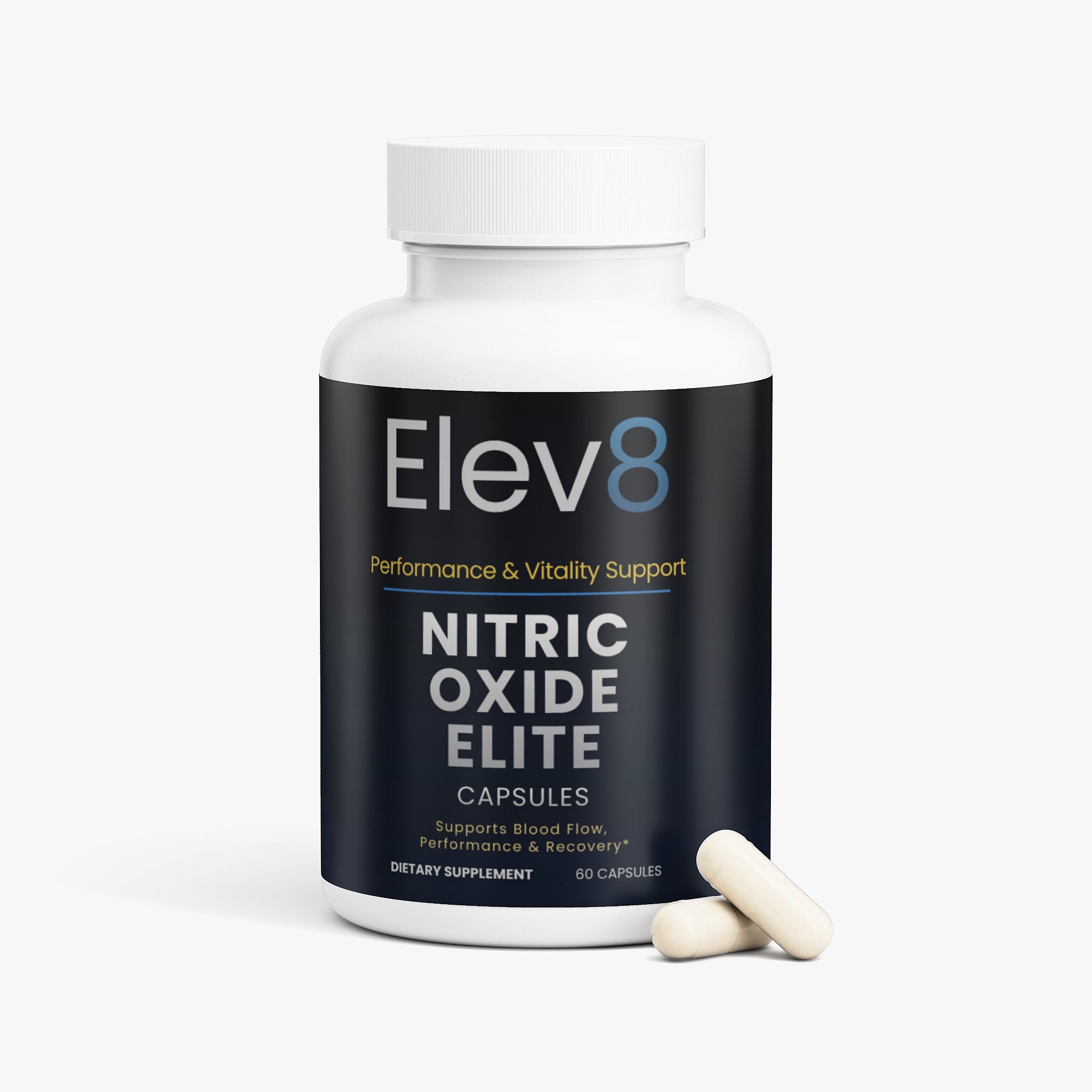 Elev8 Nitric Oxide Elite | Blood Flow, Performance & Recovery Support