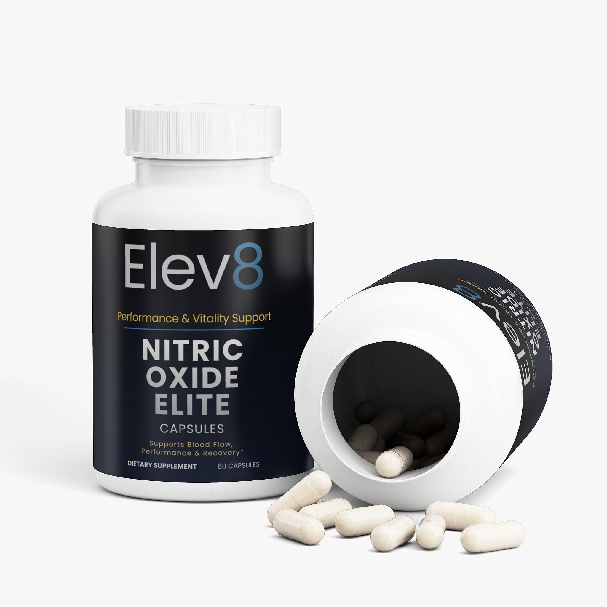 Elev8 Nitric Oxide Elite | Blood Flow, Performance & Recovery Support