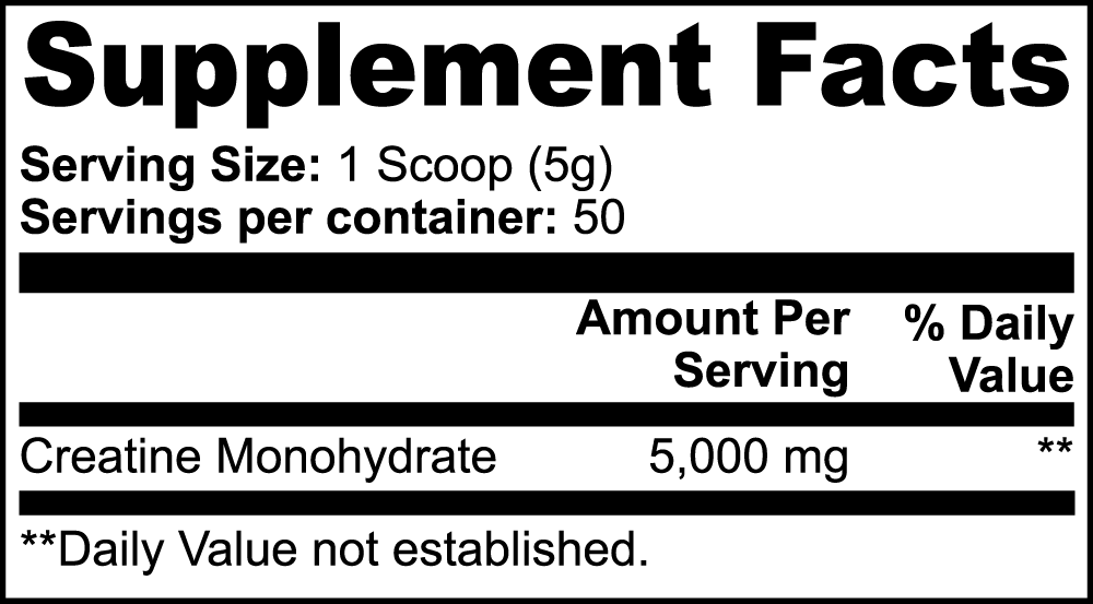 Creatine Monohydrate Powder | Strength, Performance & Recovery Support