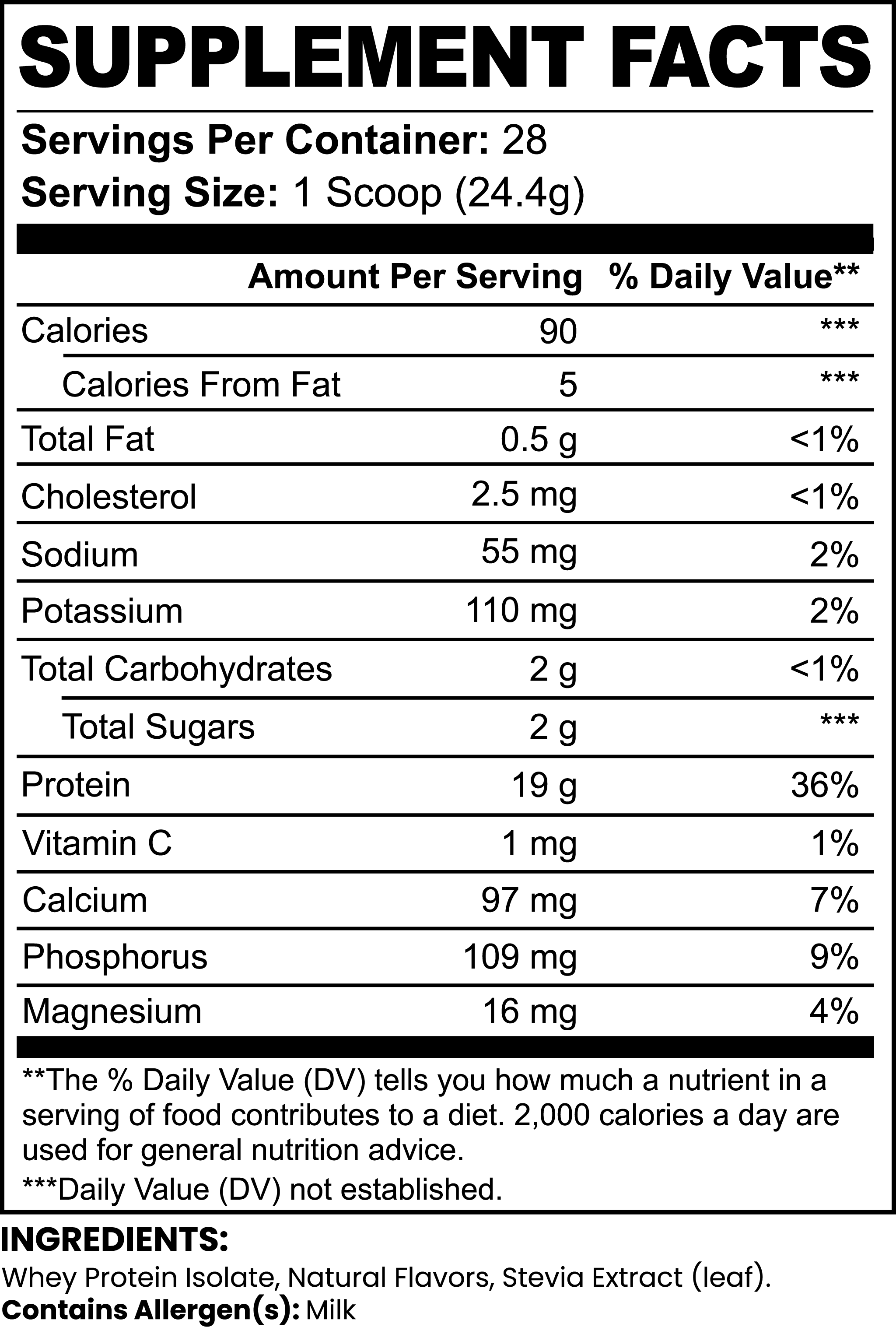 Elev8 Lean Muscle Protein Isolate – Vanilla