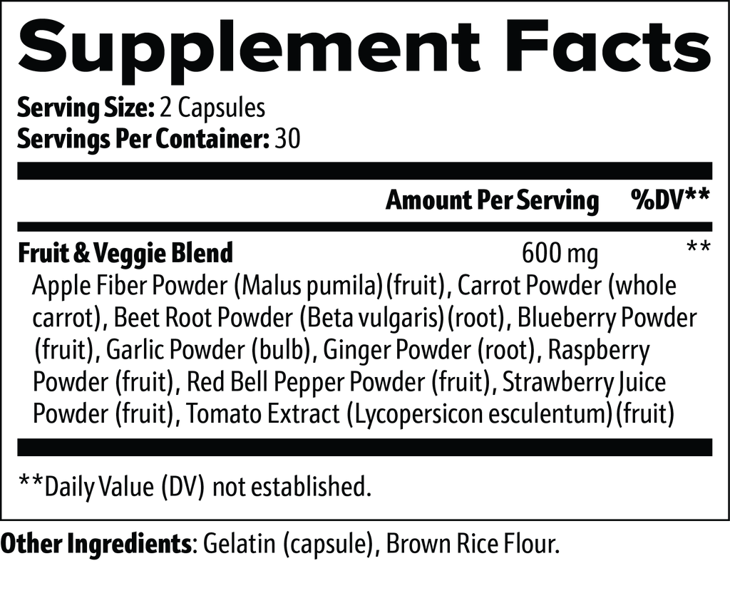 Advanced Fruits & Veggies Complex | Daily Nutrition & Antioxidant Support | Elev8 Health