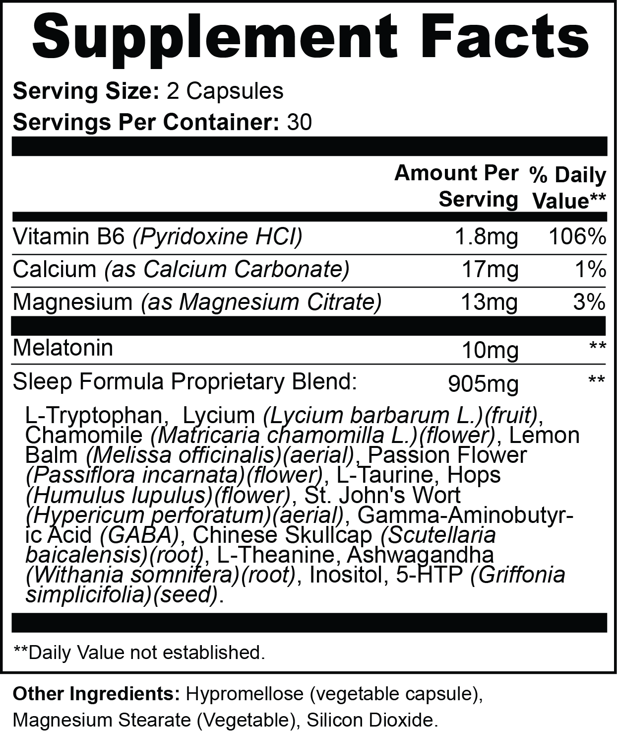 Advanced Sleep Optimization Formula | Deep Sleep & Recovery Support
