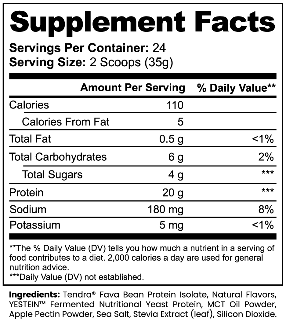 Lean Muscle Plant Protein - Vanilla