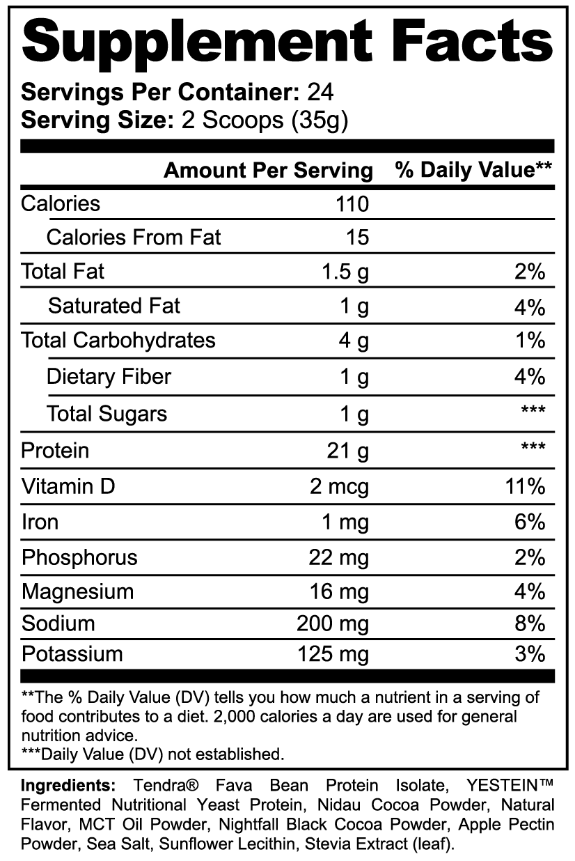 Lean Muscle Plant Protein - Chocolate